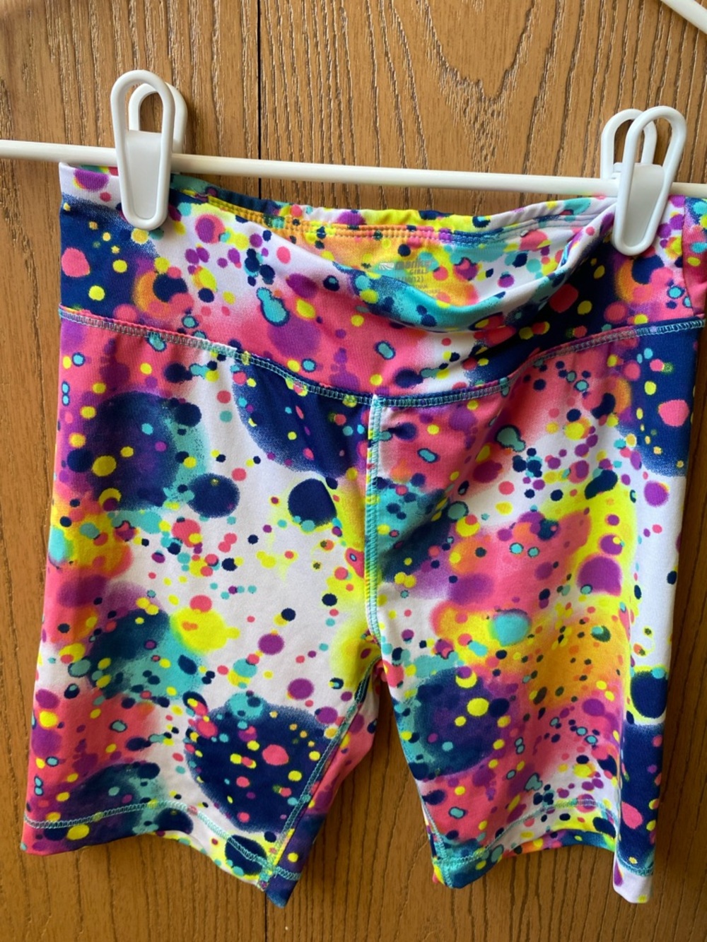Marika Girls Multicolor Splash Print Bike Shorts